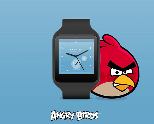 reloj de angry birds