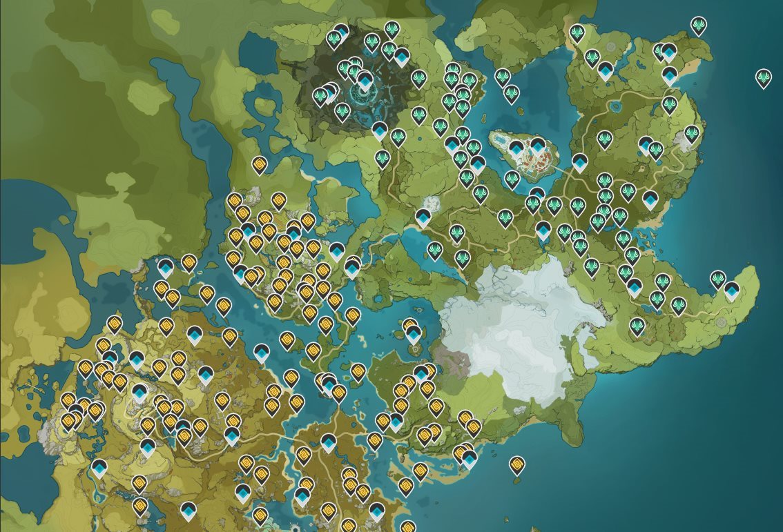 Genshin Impact Resource Map