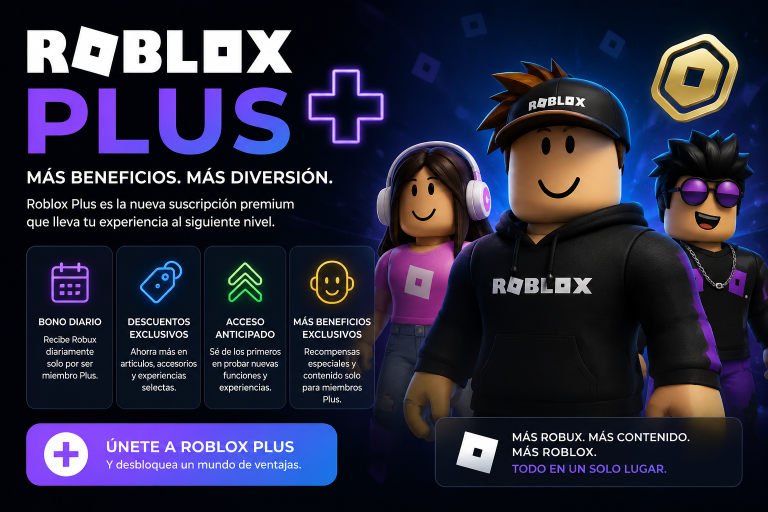 Roblox Plus: qué es, precio, ventajas y si merece la pena en 2026