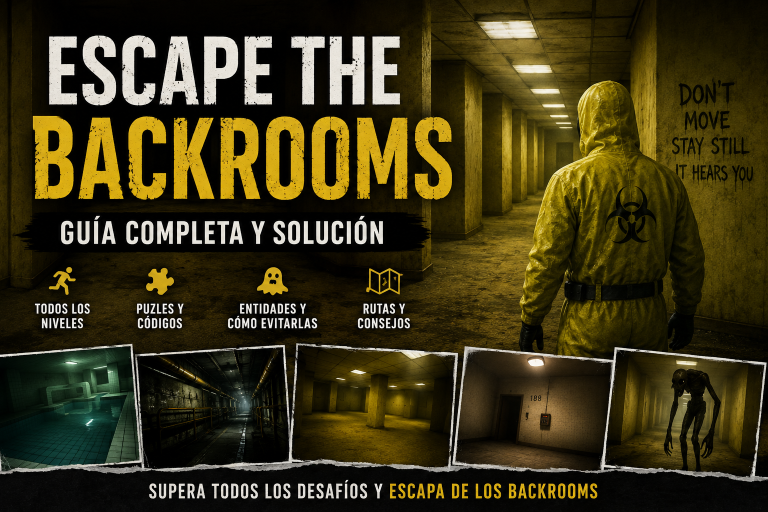 Guía completa para escapar de los Backrooms