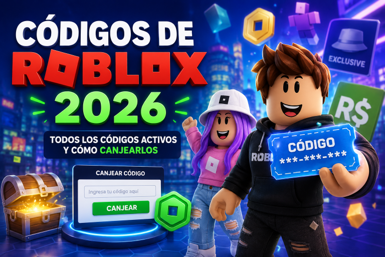 Los mejores códigos de Roblox 2026