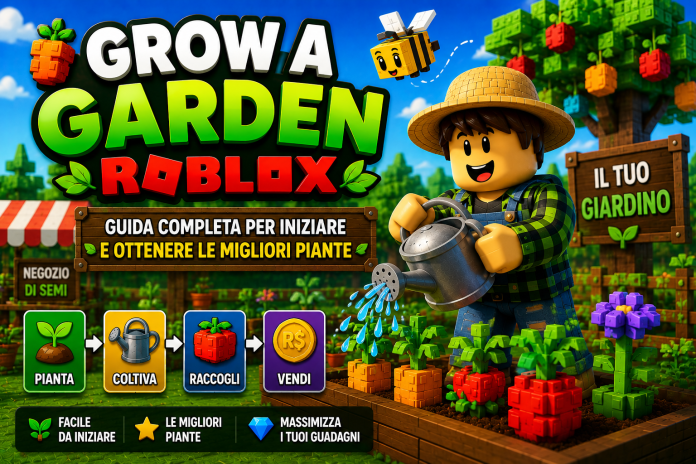 Grow a Garden Roblox: guida .png Grow a Garden Roblox: guida completa per iniziare e ottenere le migliori piante