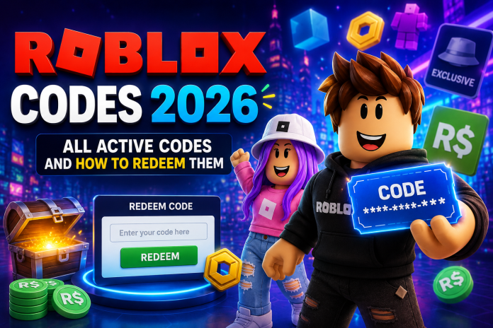codes roblox Roblox codes 2026: all active codes and how to redeem them
