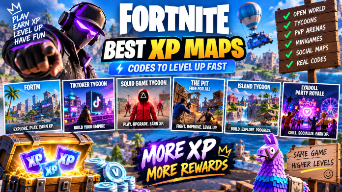 fortnite 4 xp maps