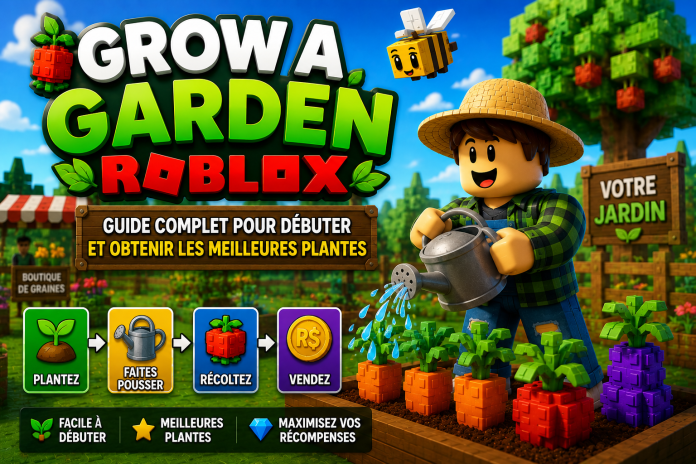 Grow a Garden Roblox : guide complet pour débuter et obtenir les meilleures plantes