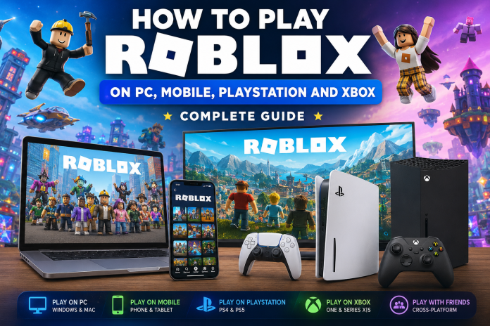 Roblox pc playstation